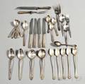 Small Group of Sterling Silverplated and Stainless Flatware