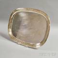 Large Modern Silverplate Serving Tray