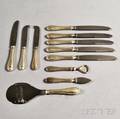 Group of European 800 Fine Silver Flatware and Serving Pieces