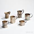 Six American Silver Cups