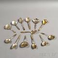 Thirteen Sterling Silver Spoons