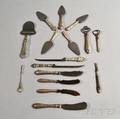 Sixteen Sterlinghandled Tableware Items 