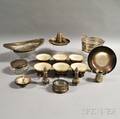 Twentyfive Mostly Sterling Silver Tableware Items