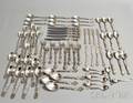 Sixtyeight Pieces of Monogrammed Gorham Sterling Silver Flatware