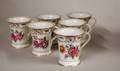 1104 Set of 6 Dresden porcelain hot chocolate cups 6