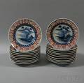 Set of Nineteen Imari Dishes