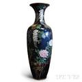 Monumental Cloisonne Vase