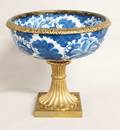 1096 Gilt bronze mounted blue and white porcelain cent