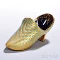 Jeweled Coalport Porcelain Slipper