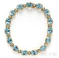 18kt Gold Topaz and Diamond Necklace Tambetti