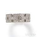 18kt White Gold and Diamond Panthere Band Cartier
