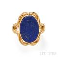 18kt Gold and Lapis Ring Georg Jensen