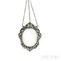 Antique Silver Gemset Frame