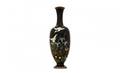 87 Good Japanese Cloisonn Tall Vase with Flying Crane