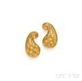 18kt Gold Earclips Lalaounis