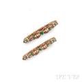 Pair of Gemset Bangles