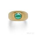 18kt Gold and Emerald Ring Schlumberger Tiffany amp Co