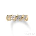 Platinum 18kt Gold and Diamond Band Tiffany amp Co