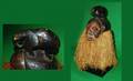 1195 Vintage Basuku Zaire African Ceremonial Mask with
