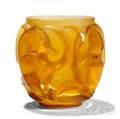 R Lalique Tourbillons or Volute en Relief Vase