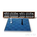 Austin E Cox Aluminum Chess Set and Board