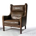 Borge Mogensen Design Wingback Armchair