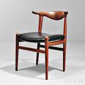 Bull Horn Chair Attributed to Hans Wegner