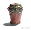 Dedham Pottery Volcanic Glaze Vase