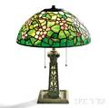 Tiffany Studios Apple Blossom Shade and a Base