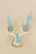 Italian Art Glass Sculpture with Birds