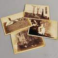 Four Large Cabinet Cards of American Indians