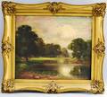 American School 19th20th Century Summer Landscape with Pond