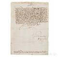 Ferdinand V King of Spain 14521516 Document Signed January 1515