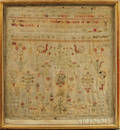 Framed Needlework Sampler