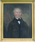 American School 19th Century Portrait of an Elderly Man