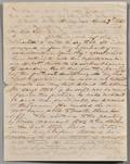 Crawford William H b about 1815 Autograph Letter Signed 9 April 1846