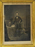 Framed JC Buttre Abraham Lincoln Engraving