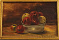 American School 19th Century Still Life with Apples