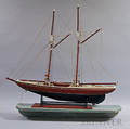 Carved and Painted Model of the Schooner Blue Nose