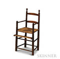 Turned Maple Ladderback High Chair