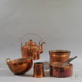 Five Copper Domestic Items