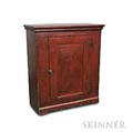 Redpainted Floor Cupboard
