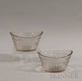 Pair of Cut Glass Bowls