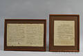 Two Framed Abington Massachusetts Documents
