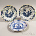 Three Delft Pottery Plates