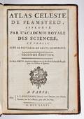 Flamsteed John 16461719 Atlas Cleste de Flamsteed Approuv par lAcadmie Royale des Sciences et Publi sous le Privilge de cett