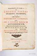 Hagen Joannes van der 16651739 and Theon of Alexandria c AD 335c 405 Observationes in Theonis Fastos