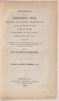Parker Samuel 17791866 Journal of an Exploring Tour Beyond the Rocky Mountains