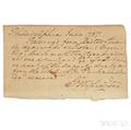 Washington George 17321799 Autograph Receipt Signed Philadelphia June 1787