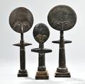 Three Ashanti Female Fertility Dolls